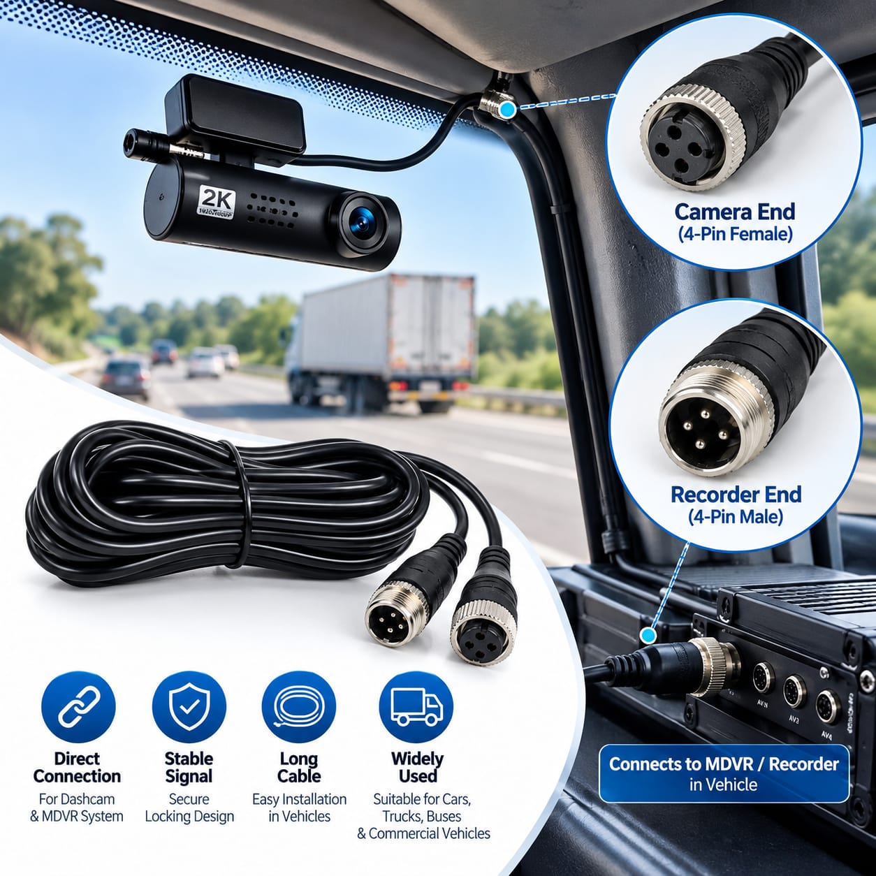 What Is a 4-Pin Aviation Cable? Uses, Connections & Applications